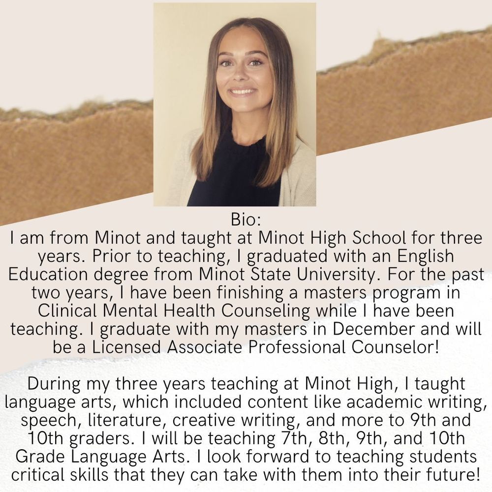 NSP Hires New English Teacher